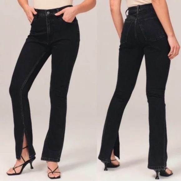 Abercrombie and Fitch Curve Love High Rise Skinny Jean (32 Long) - Picture 5 of 6